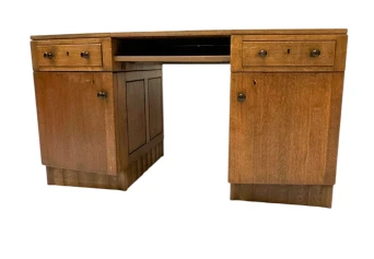 Art Deco Amsterdamse School Desk by Hildo Krop for Gebroeders Monsieur Steenwijk